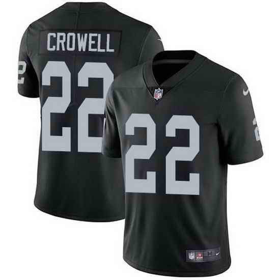 Nike Raiders 22 Isaiah Crowell Black Team Color Men Stitched NFL Vapor Untouchable Limited Jersey
